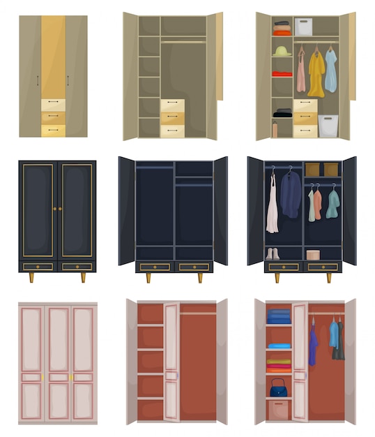 Icône de jeu de dessin animé de placard. placard d'illustration sur fond blanc. Armoire d'icônes de dessin animé isolé.