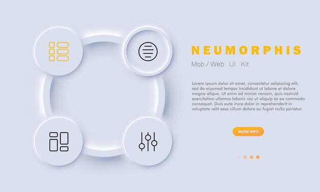 Icône De Jeu De Menus D'applications Liste D'applications Paramètres Du Panneau De Configuration De La Barre De Tuiles Ajuster La Configuration De L'appareil à Curseur Concept Technologique Style Néomorphisme Icône De Ligne Vectorielle Pour Les Entreprises Et La Publicité