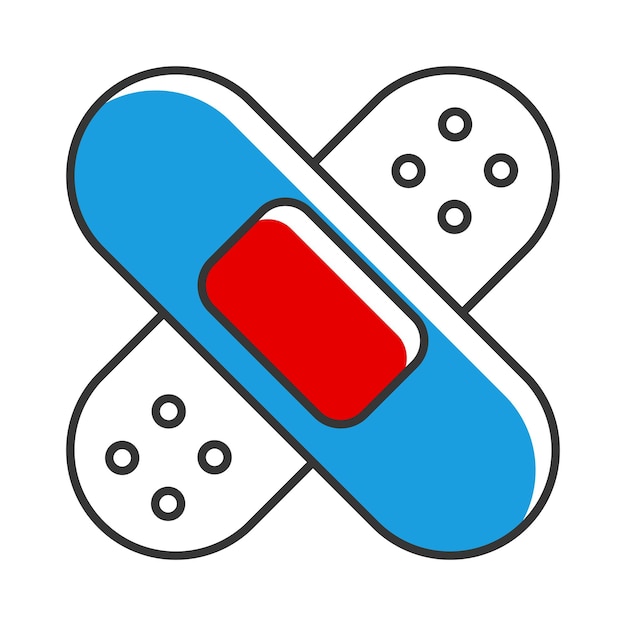 Icône de ligne médicale minimaliste Signe de l'hôpital Illustration vectorielle