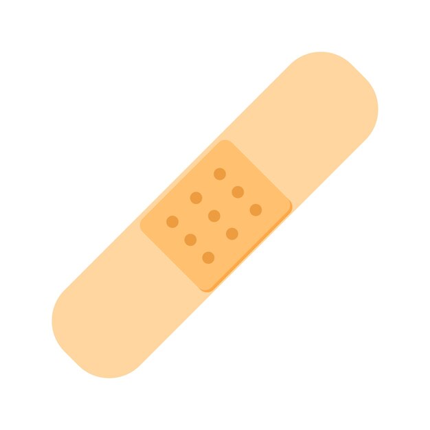 Vecteur icône de ligne de plâtre bandage de callus de plaie pharmacie coupe de peau de sang aide autocollant médecin médicament iconne de ligne vectorielle pour les affaires et la publicité