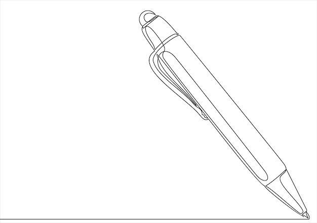 Icône De Ligne De Stylodessin Vectoriel De Ligne Continue