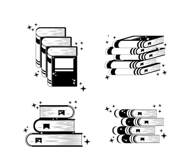 Vecteur icône de livre