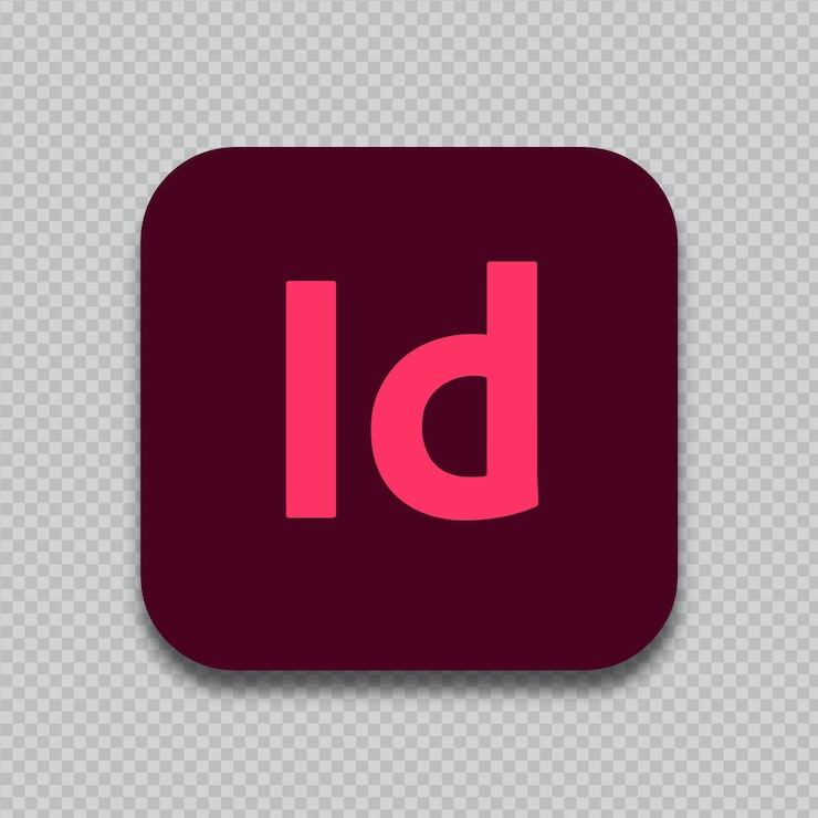 Vecteur icône de logiciel adobe indesign eps
