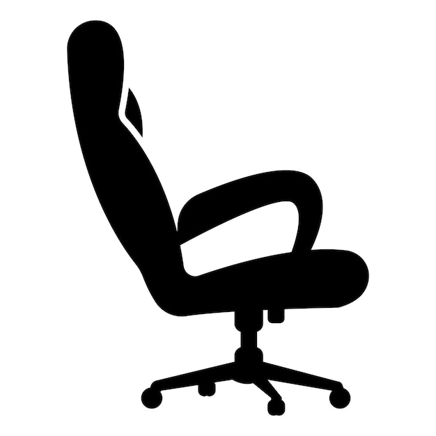 Icône de logo de chaise de bureauconception de modèle d'illustration vectorielle