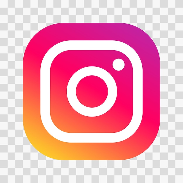 Icône Logo Vectoriel Instagram Logotype Des Médias Sociaux