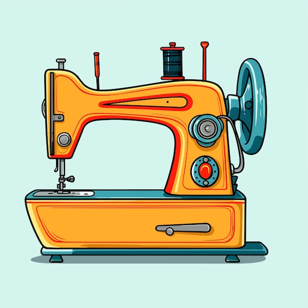 Icône de machine à coudre manuelle Illustration vectorielle simple de l'icône de machine à coudre manuelle