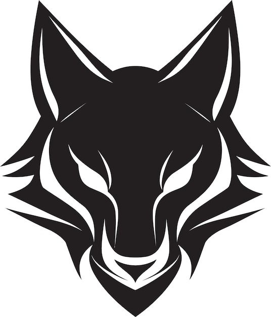 Icône De La Majesté Sauvage Du Loup Prédateurs Logo De Mark Wolf
