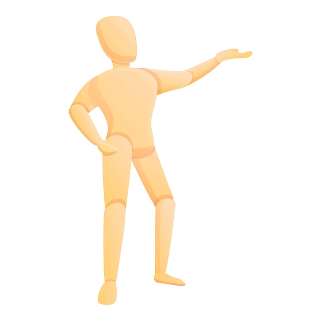Icône de mannequin de poupée Icône vectorielle d'un mannequin de Poupée pour la conception de sites Web isolée sur un fond blanc