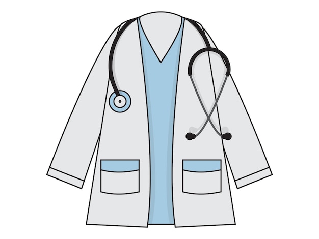 Icône de manteau de docteur