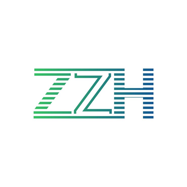 Vecteur icône de marque zzh minimaliste professionnelle et polyvalente pour l'identité d'entreprise