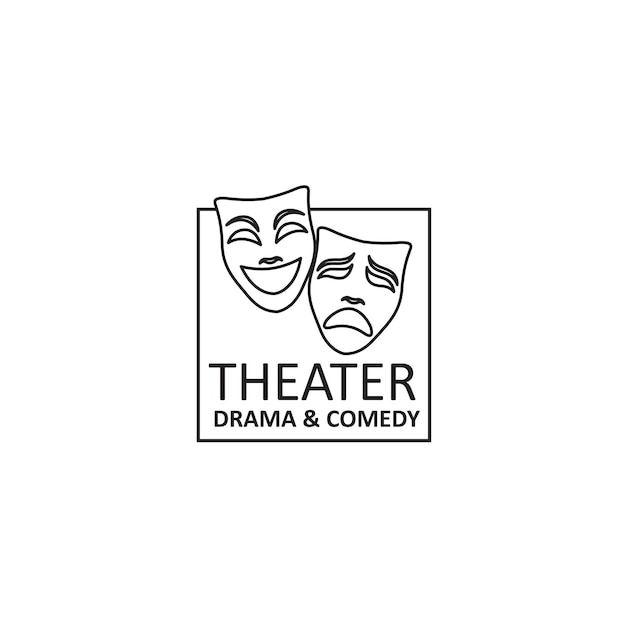 Icône De Masques De Théâtre