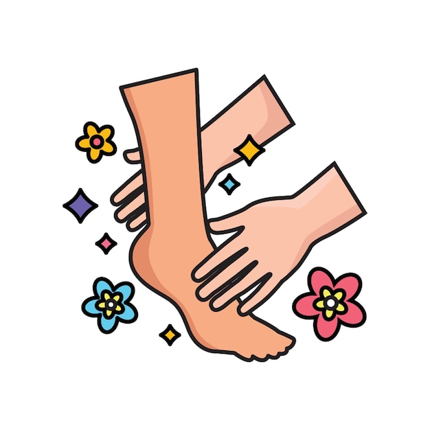 Icône de massage des pieds
