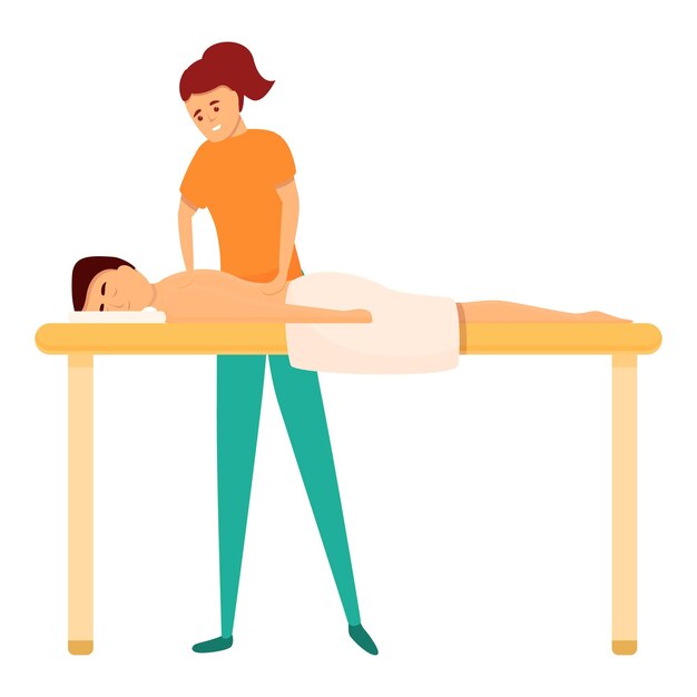 Vecteur icône de masseur manuel dessin animé de l'icône de vecteur de masseur manuel pour la conception de sites web isolée sur fond blanc