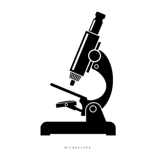 Vecteur icône de microscope. vecteur isolé sur fond blanc.