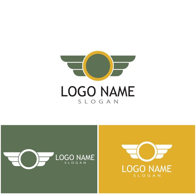 Icône militaire Vector Illustration design Modèle de logo