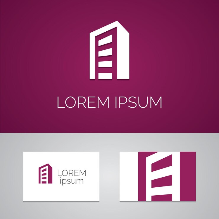 Vecteur icône de modèle de logo de construction
