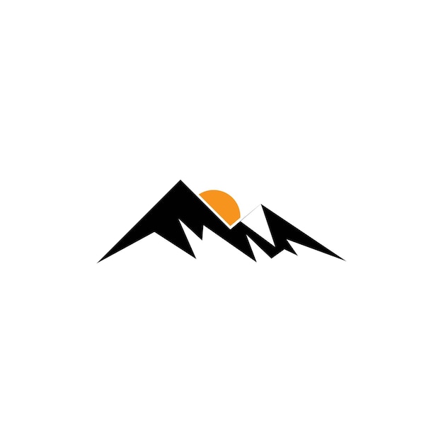 Icône De Montagne Logo