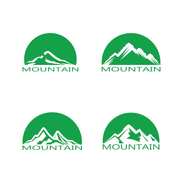 Icône de montagne Logo