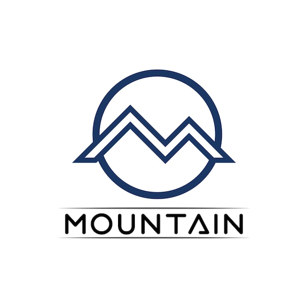 Icône De Montagne Modèle De Logo Conception D'illustration Vectorielle Logo De Conception D'aventure Et D'expédition En Plein Air