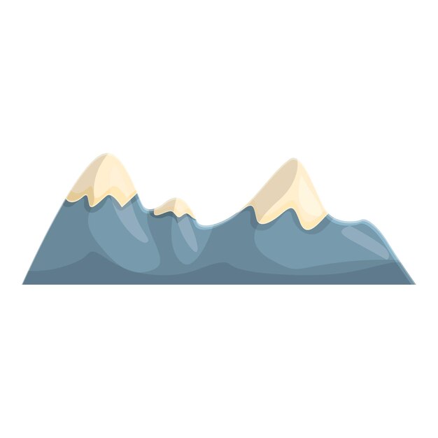 Vecteur icône de montagnes dessin animé de montagnes icône vectorielle pour la conception de sites web isolée sur fond blanc