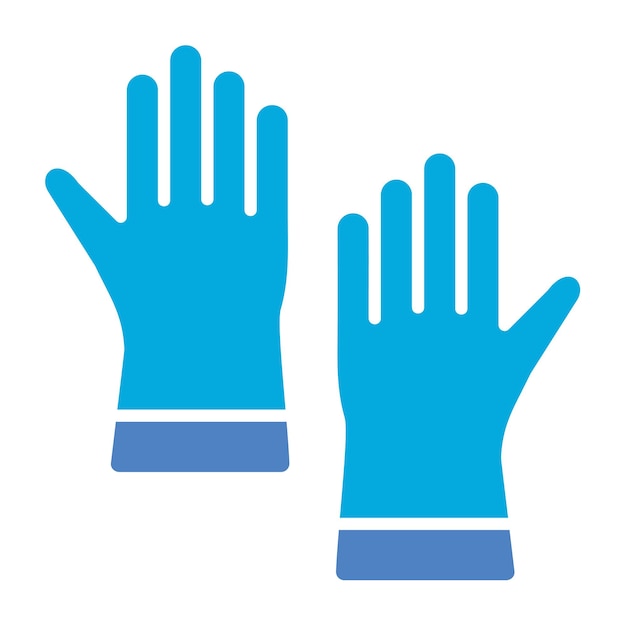 Icône de nettoyage des gants