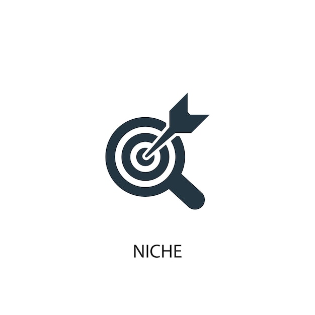 Icône De Niche. Illustration D'élément Simple. Conception De Symbole De Concept De Niche. Peut être Utilisé Pour Le Web Et Le Mobile.