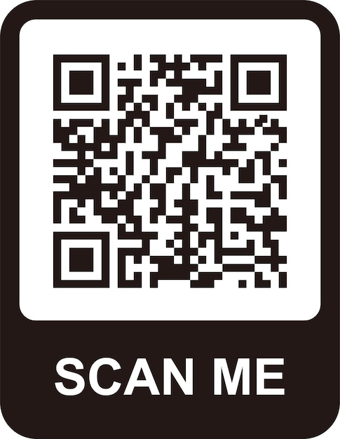 Icône de numérisation de code QR Numérisation de cadre QR pour smartphone