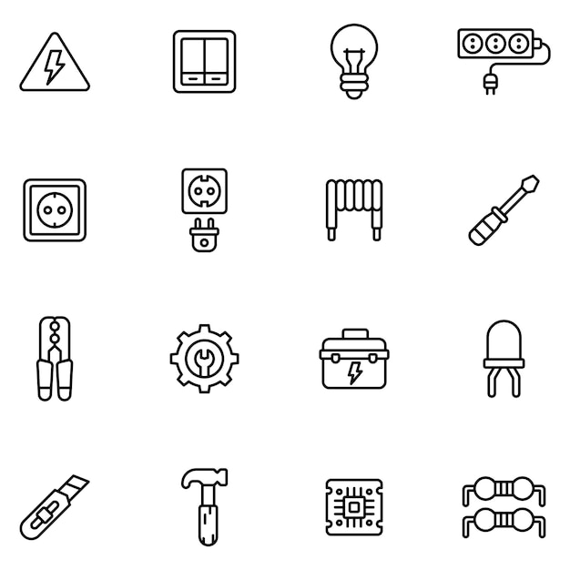 Icône d'outils électriques