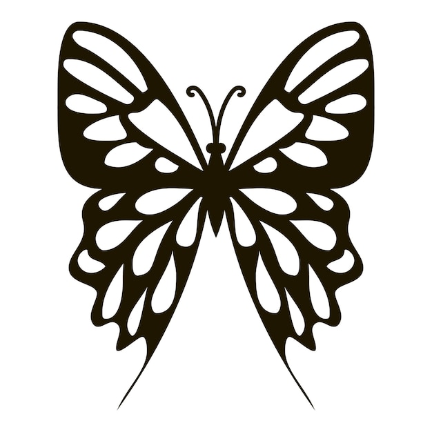 Vecteur icône de papillon de collection illustration simple de l'icône vectorielle de papillons de collection pour le web