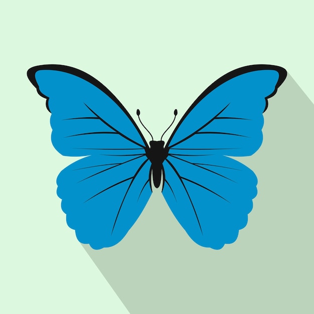 Icône papillon dans un style plat pour n'importe quelle conception