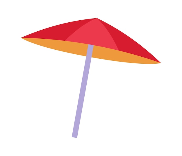 Icône De Parapluie De Plage Illustration Vectorielle