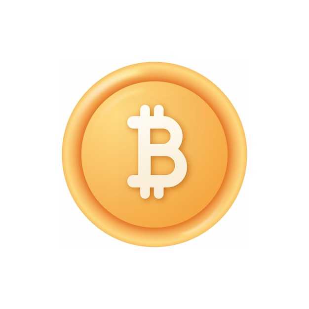 Icône de pièce d'or Bitcoin