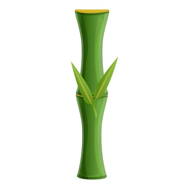 Vecteur icône de plante de bambou cartoon d'icône vectorielle de plante de bambous pour la conception de sites web isolée sur un fond blanc
