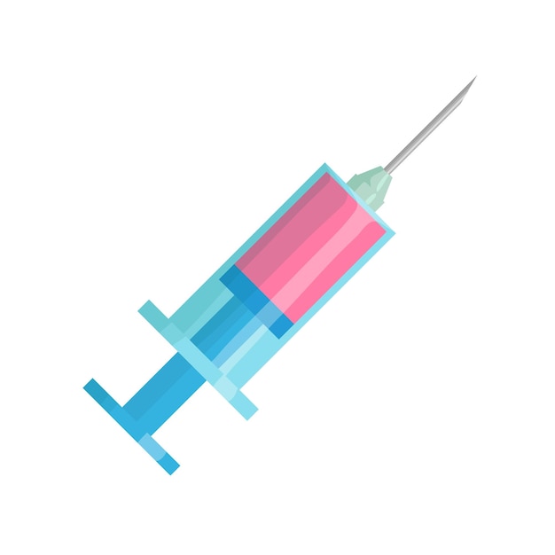 Icône plate d'injection