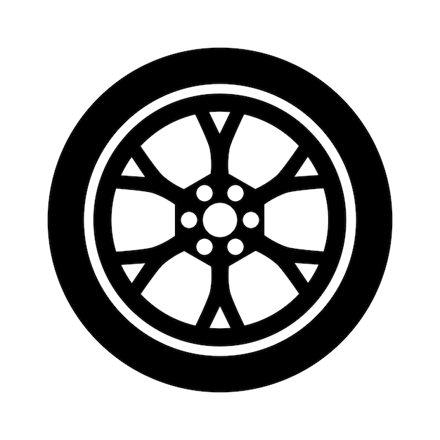 icône de pneu pour la conception graphique et web