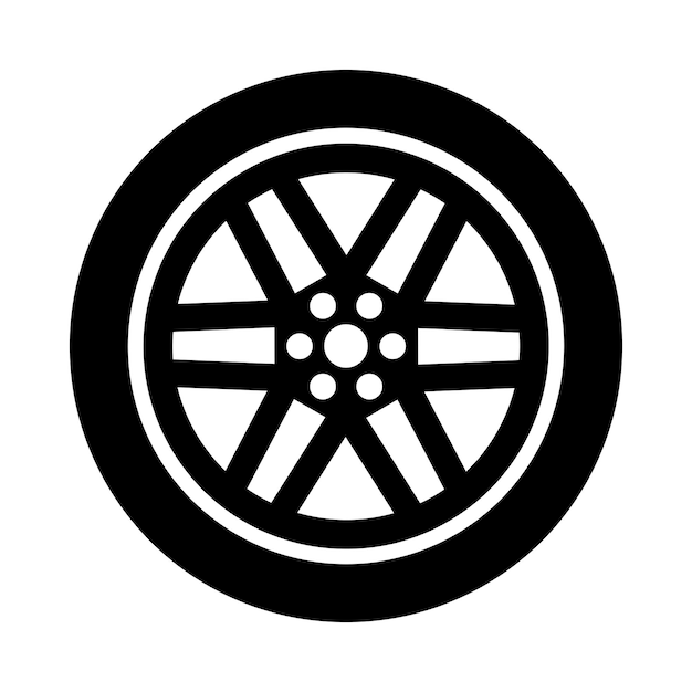 icône de pneu pour la conception graphique et web
