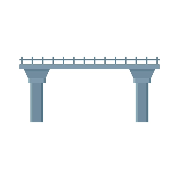 Vecteur icône de pont élevé illustration plate de l'icône vectorielle de pont élevé pour la conception web