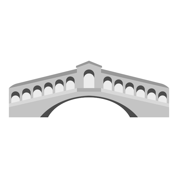 Vecteur icône de pont illustration plate de l'icône vectorielle de pont pour le web