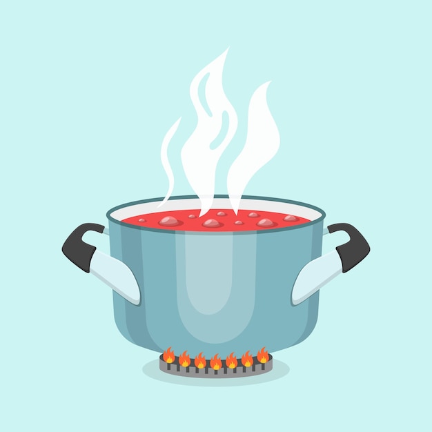 Icône de pot de trempage dans le style plat Illustration vectorielle de la casserole sur un fond isolé Concept d'entreprise de panneau de signalisation
