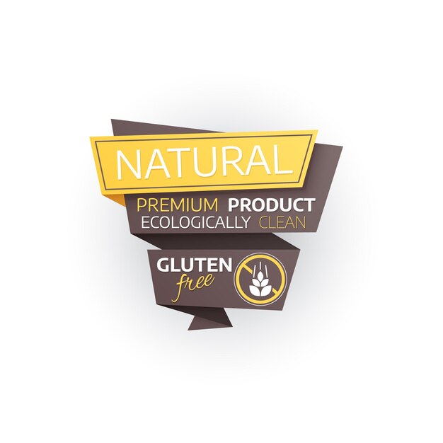 Icône De Produit Sans Gluten Naturel