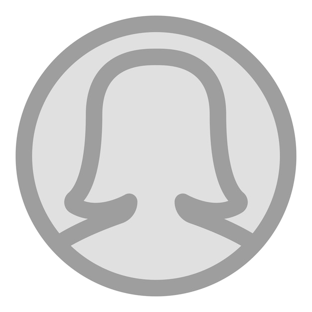 Icône de profil d'utilisateur Personnes isolées sur fond blanc