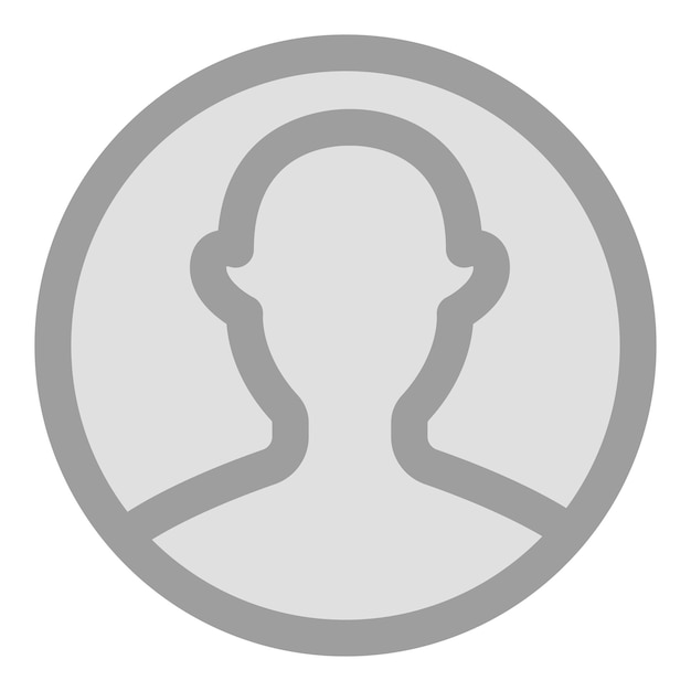 Icône De Profil D'utilisateur Personnes Isolées Sur Fond Blanc