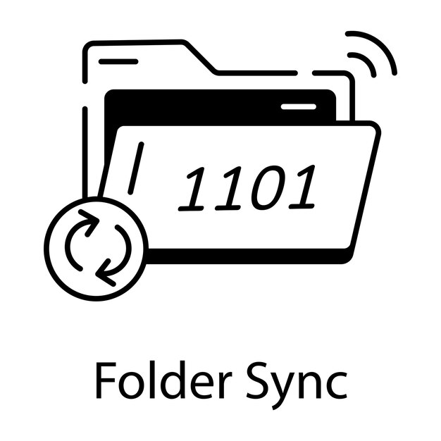 Icône de programmation Web de style linéaire