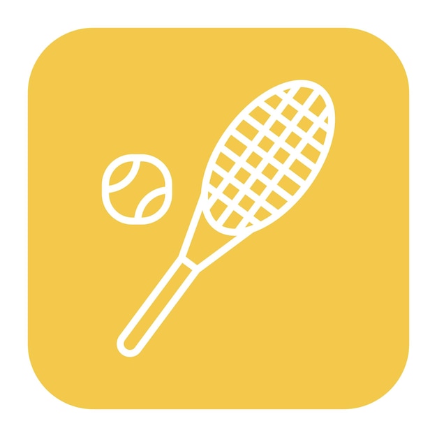Icône de la raquette de tennis