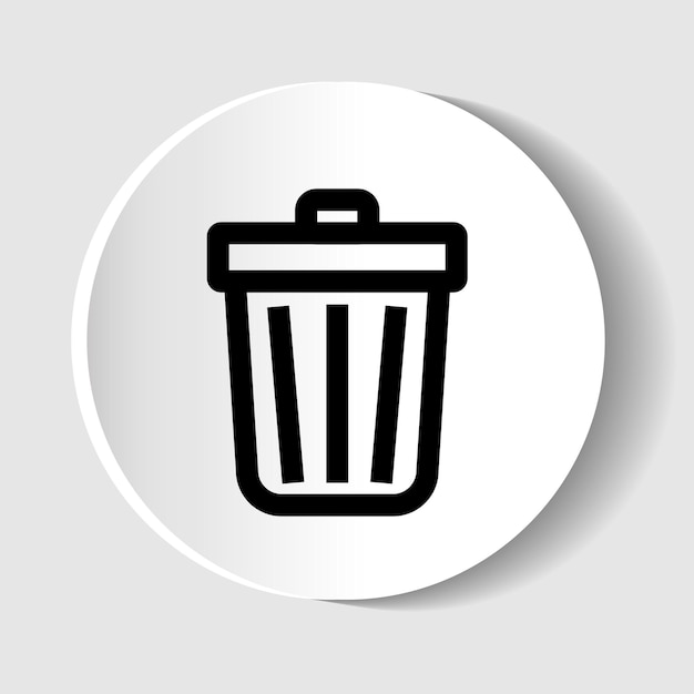 Icône de recyclage pour le webdesign et les applications mobiles