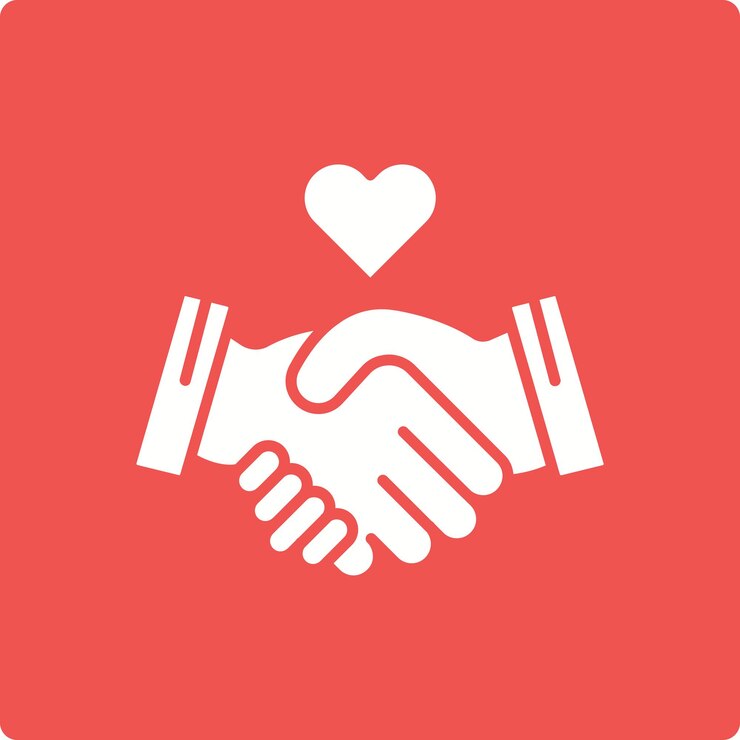 Vecteur icône de relation