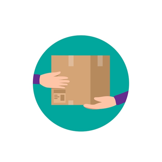Icône représentant le processus de réception des marchandises