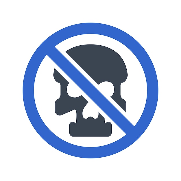 Icône de restriction du poison