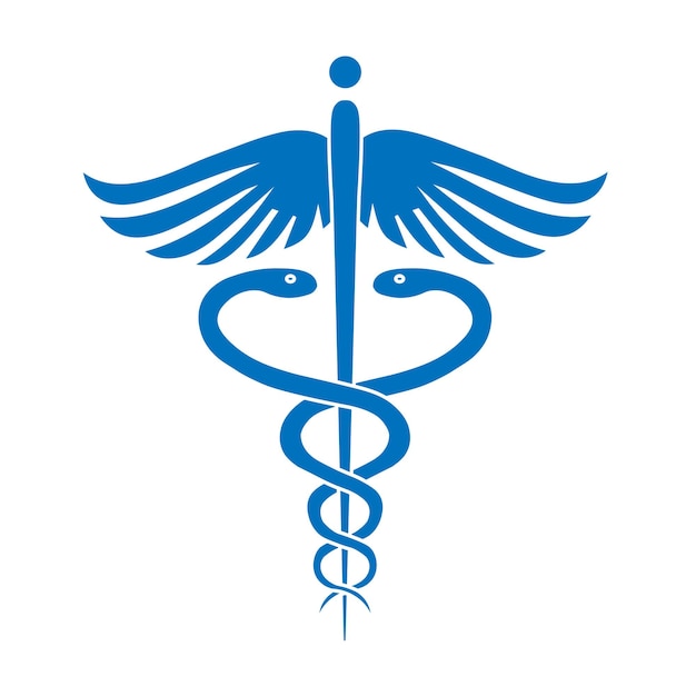 Icône de serpent de signe médical Pictogramme de style de glyphe d'ambulance d'hôpital
