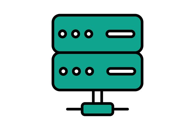 icône de serveur partagé